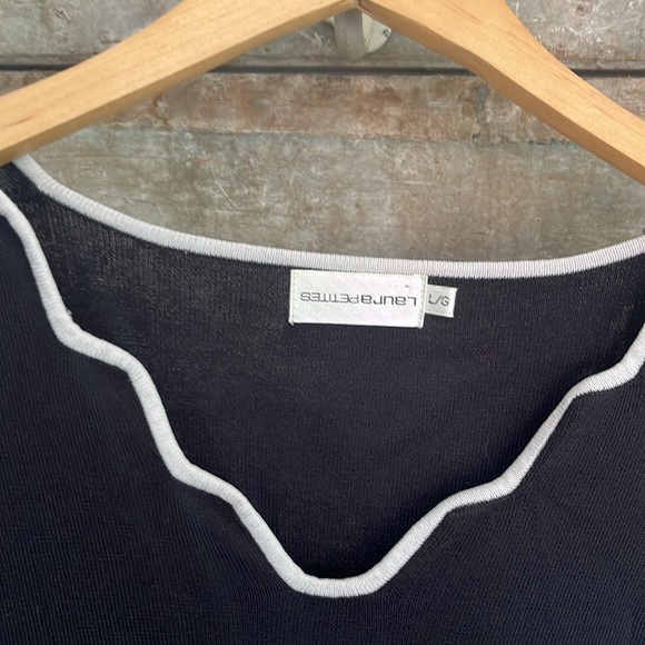 Piped short sleeve sweater - Picture 2 of 4